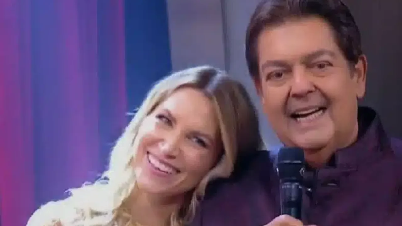 Foto Anne Lottermann e Faustão