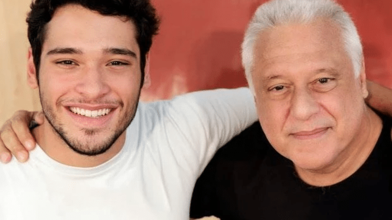 Foto de Bruno Fagundes e Antonio Fagundes