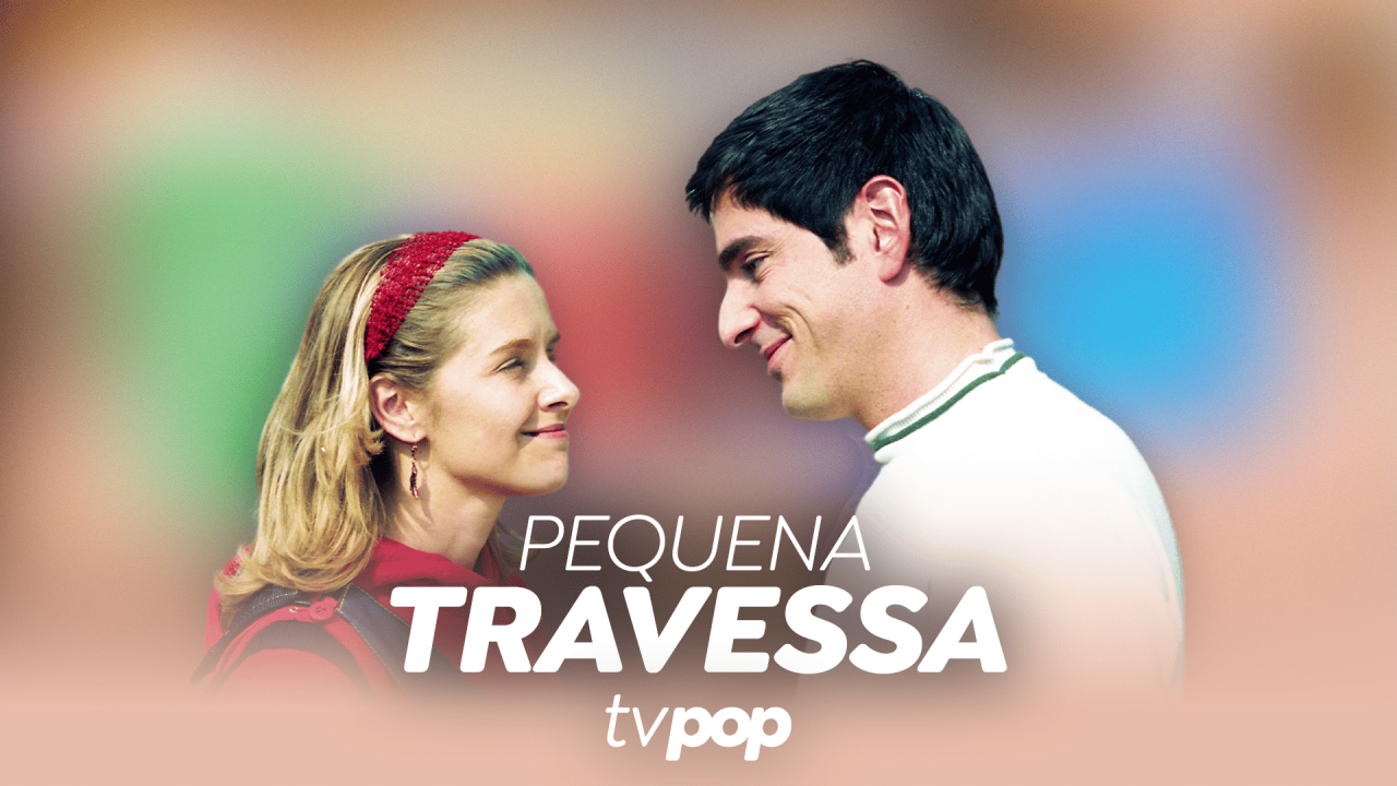 Imagem com arte com foto da novela Pequena Travessa