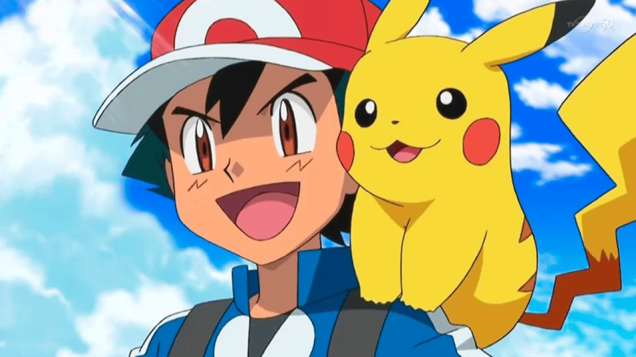 Foto de Ash e Pikachu em Pokémon