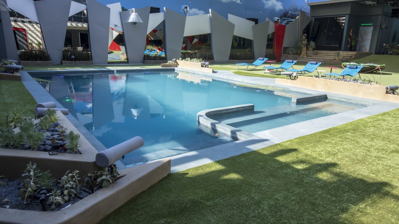 Imagem da área externa da casa do Big Brother Brasil na temporada 2019