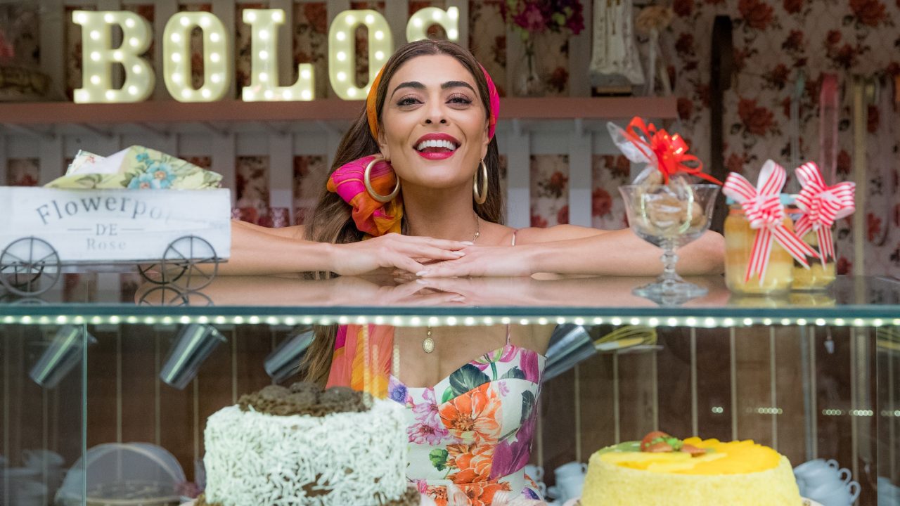 Imagem com foto da atriz Juliana Paes em A Dona do Pedaço