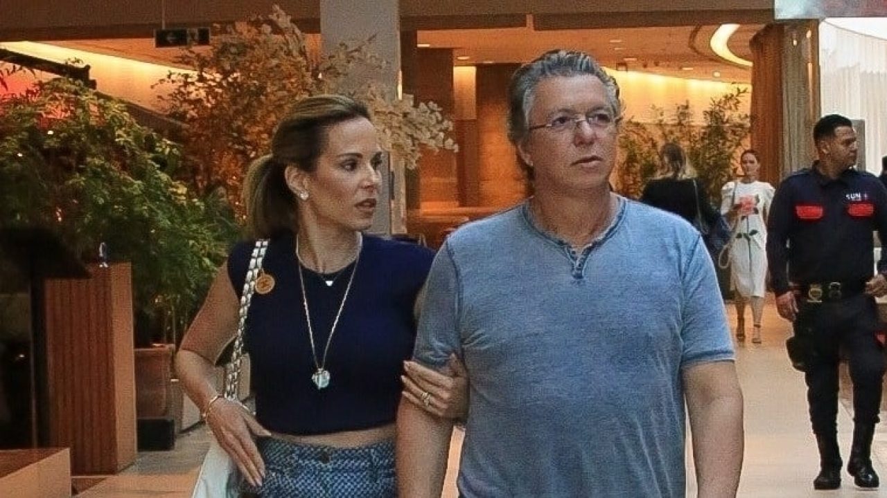 Foto de Boninho e Ana Furtado