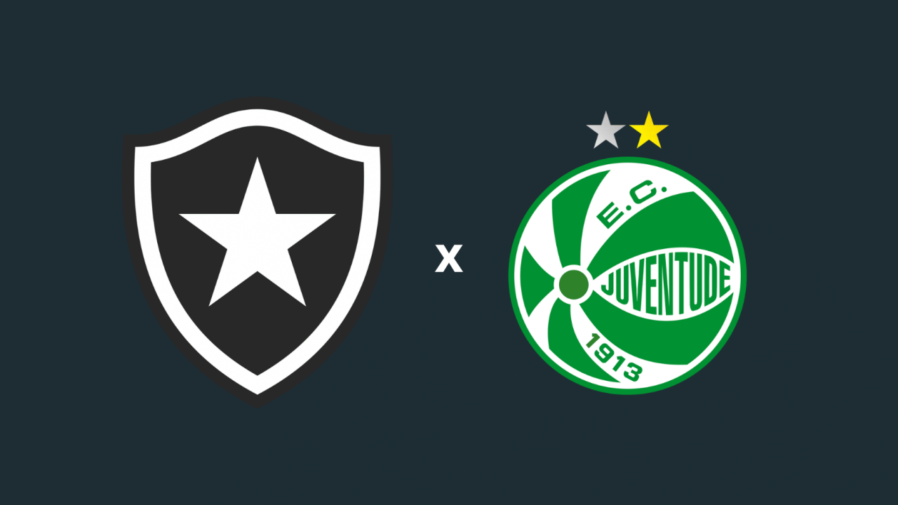 Foto dos escuso de Botafogo e Juventude