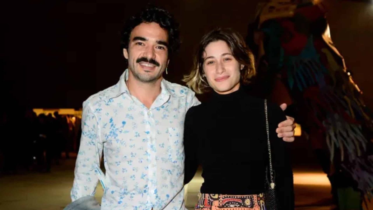 Foto de Caio Blat e Luisa Arraes