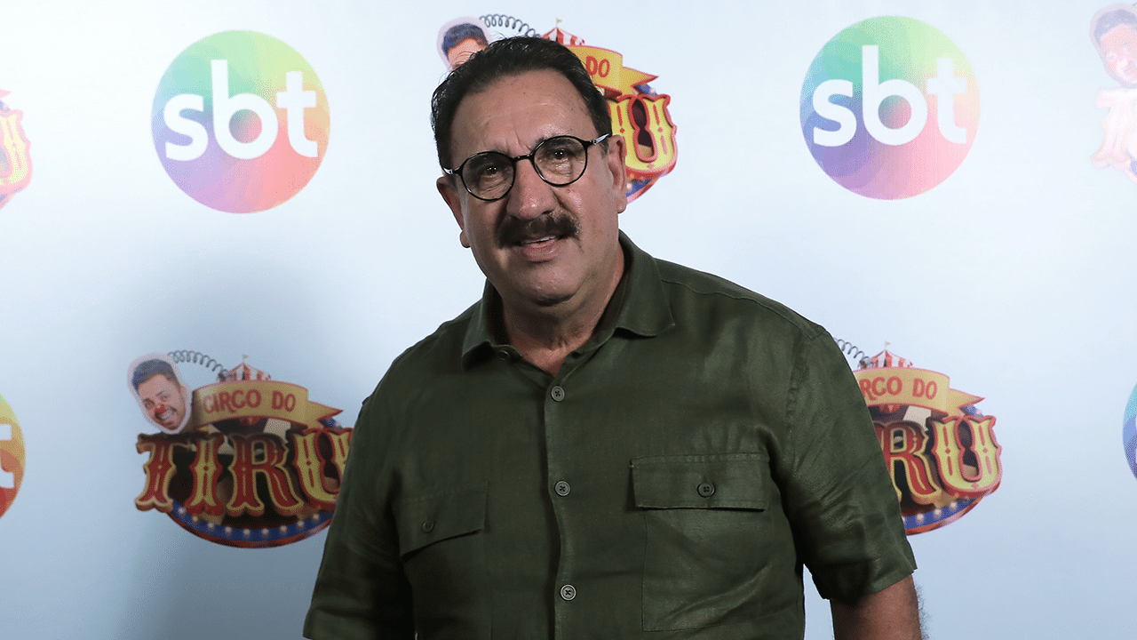 Carlos Massa, o Ratinho, no evento de lançamento dos novos programas do SBT