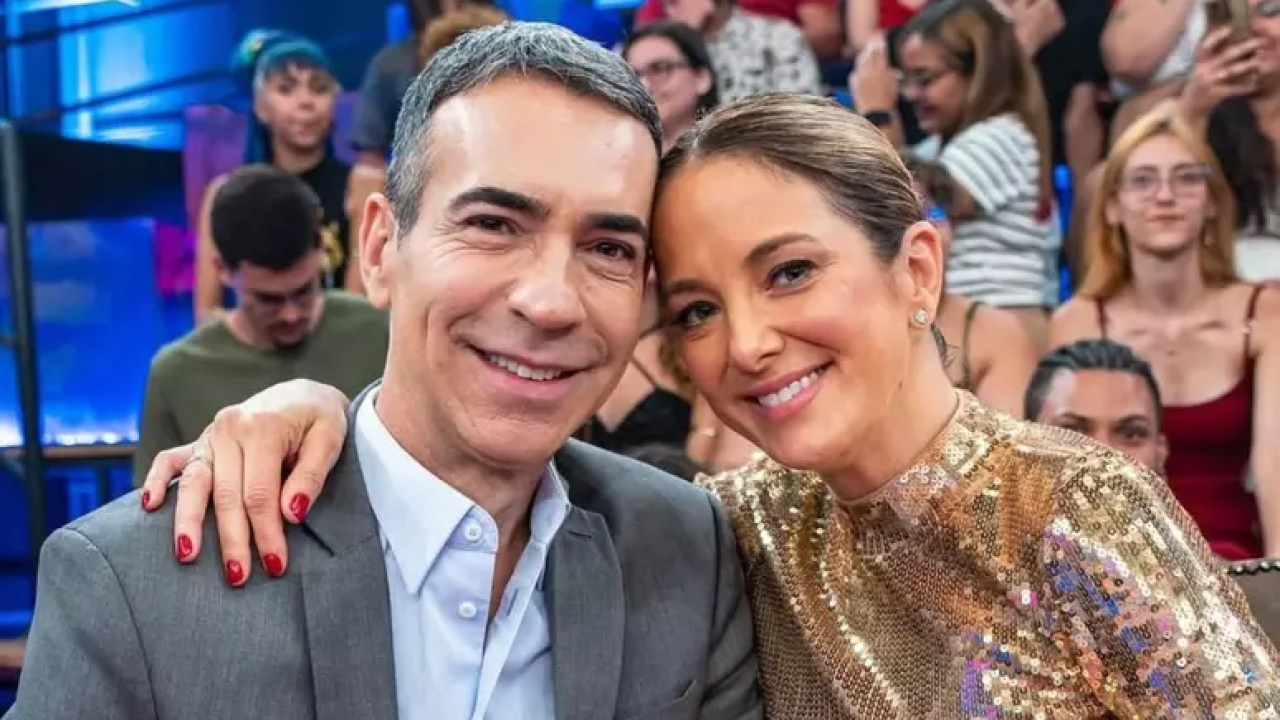 Foto de César Tralli e Ticiane Pinheiro