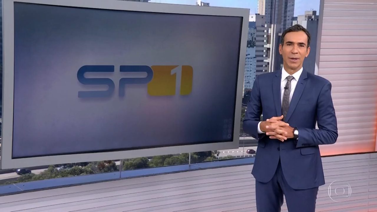 Após dez anos, César Tralli deixará o comando do SP1 e irá para a GloboNews (foto: Reprodução/TV Globo)