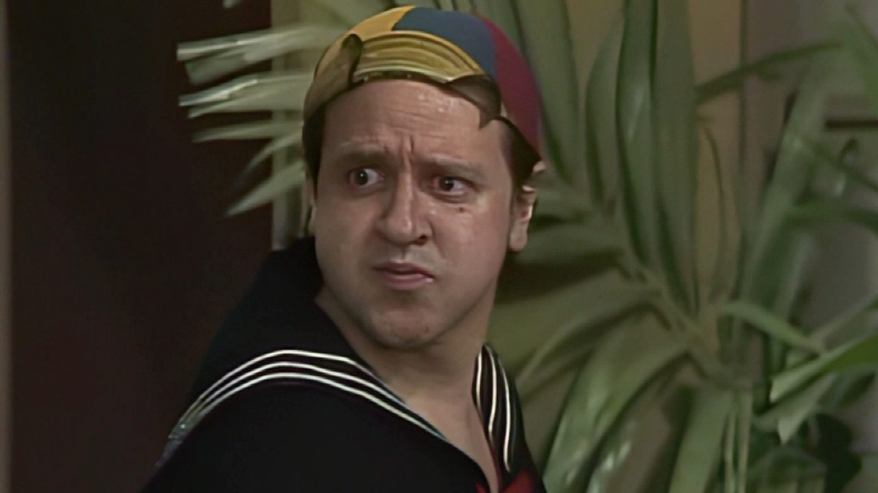 Foto do personagem Quico em cena do seriado Chaves, exibido pelo SBT