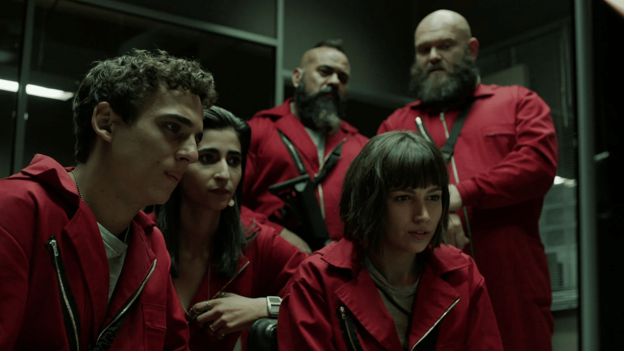 Foto da série La Casa de Papel