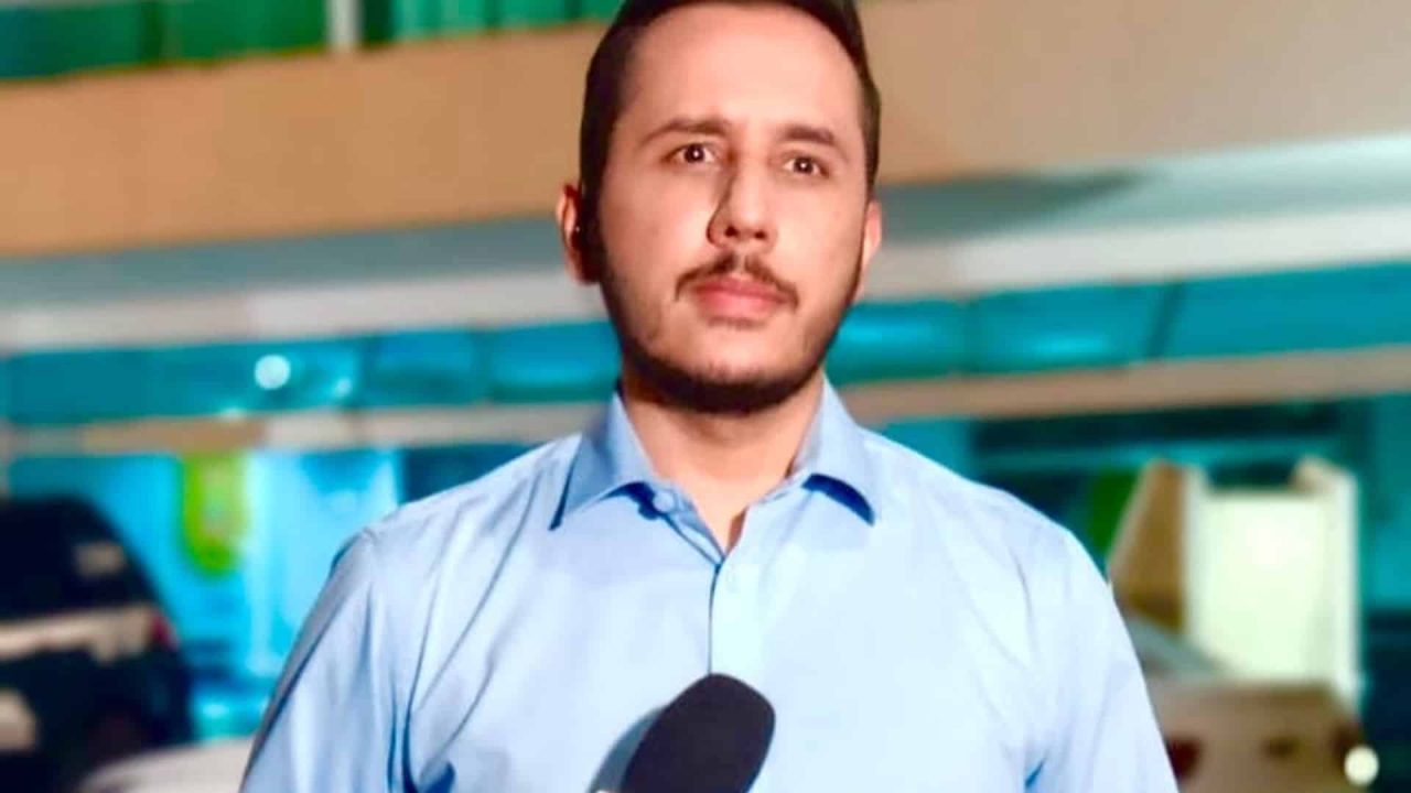 Foto do repórter Danilo Moreira da TV Globo