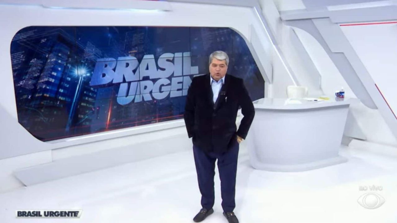 Foto de José Luiz Datena no Brasil Urgente