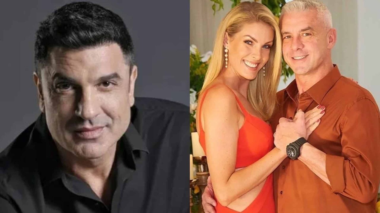 Foto de Edu Guedes, Alexandre Correa e Ana Hickmann