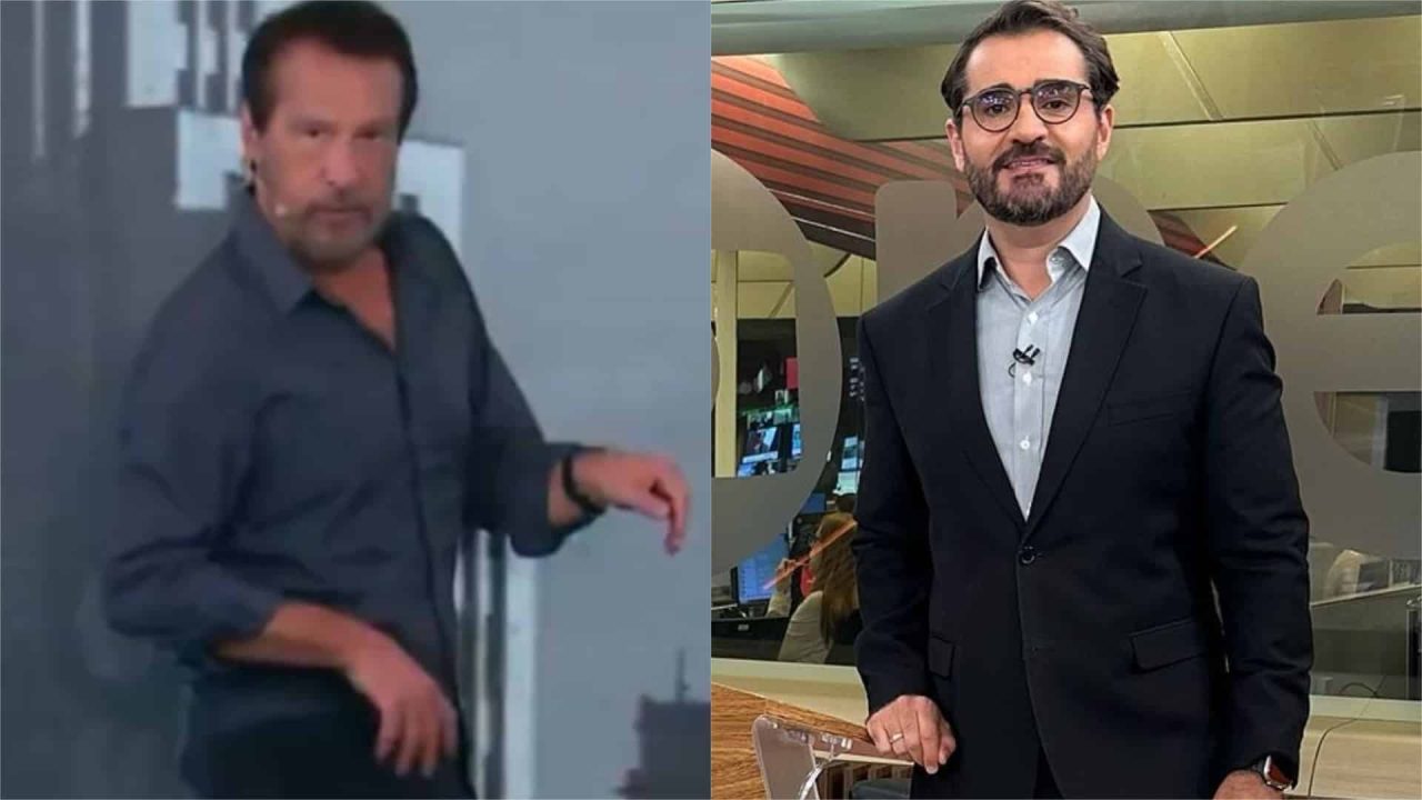 Montagem de fotos entre Emílio Surita e Marcelo Cosme