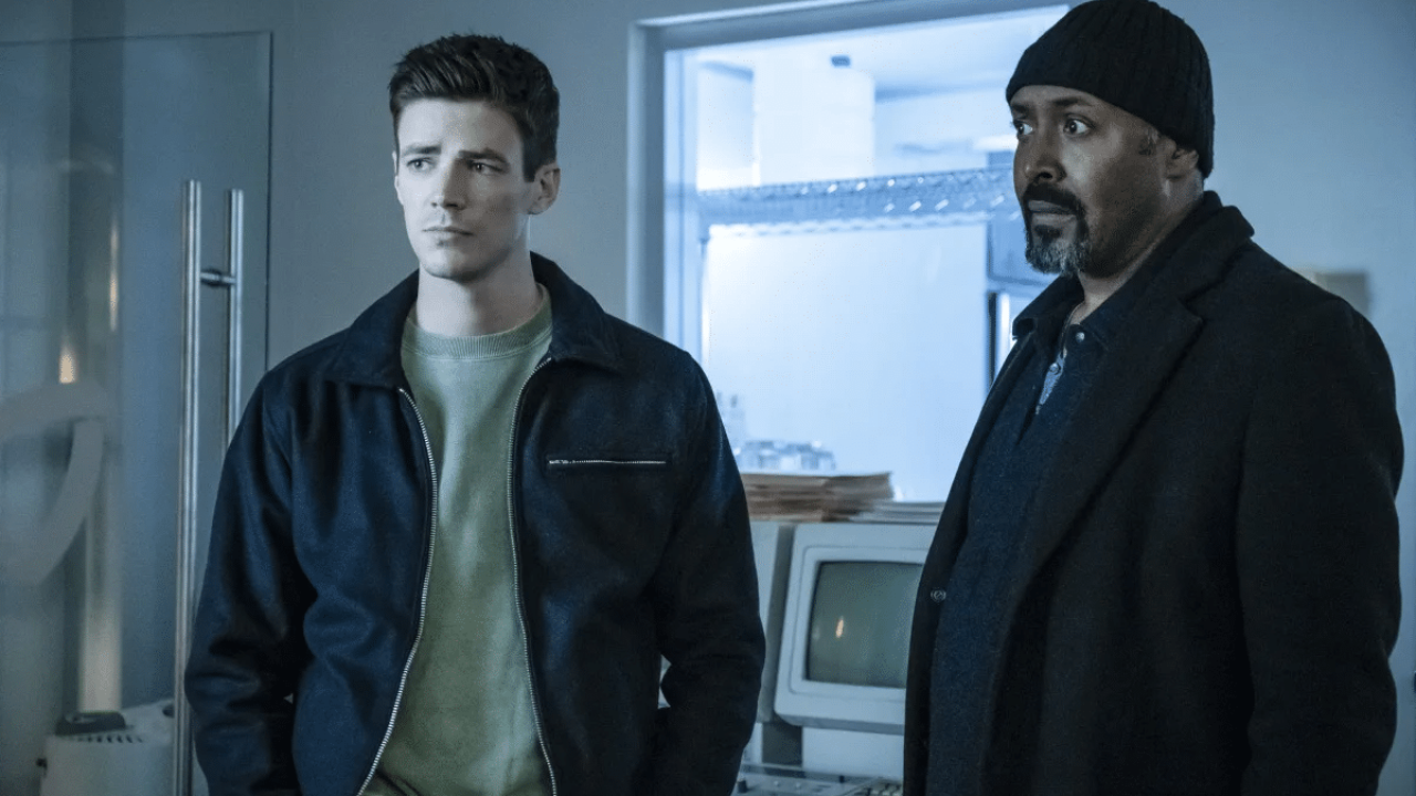 Foto de Grant Gustin e Jesse L. Martin