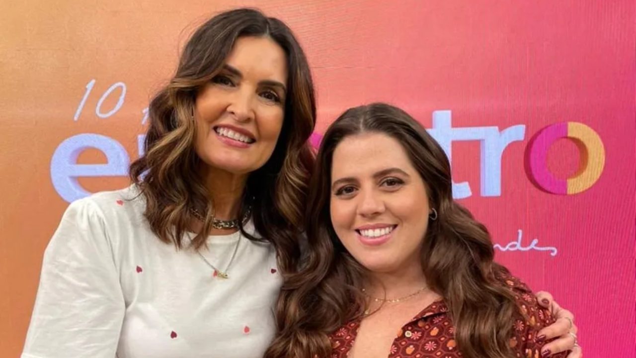 Foto de Fátima Bernardes e Tati Machado