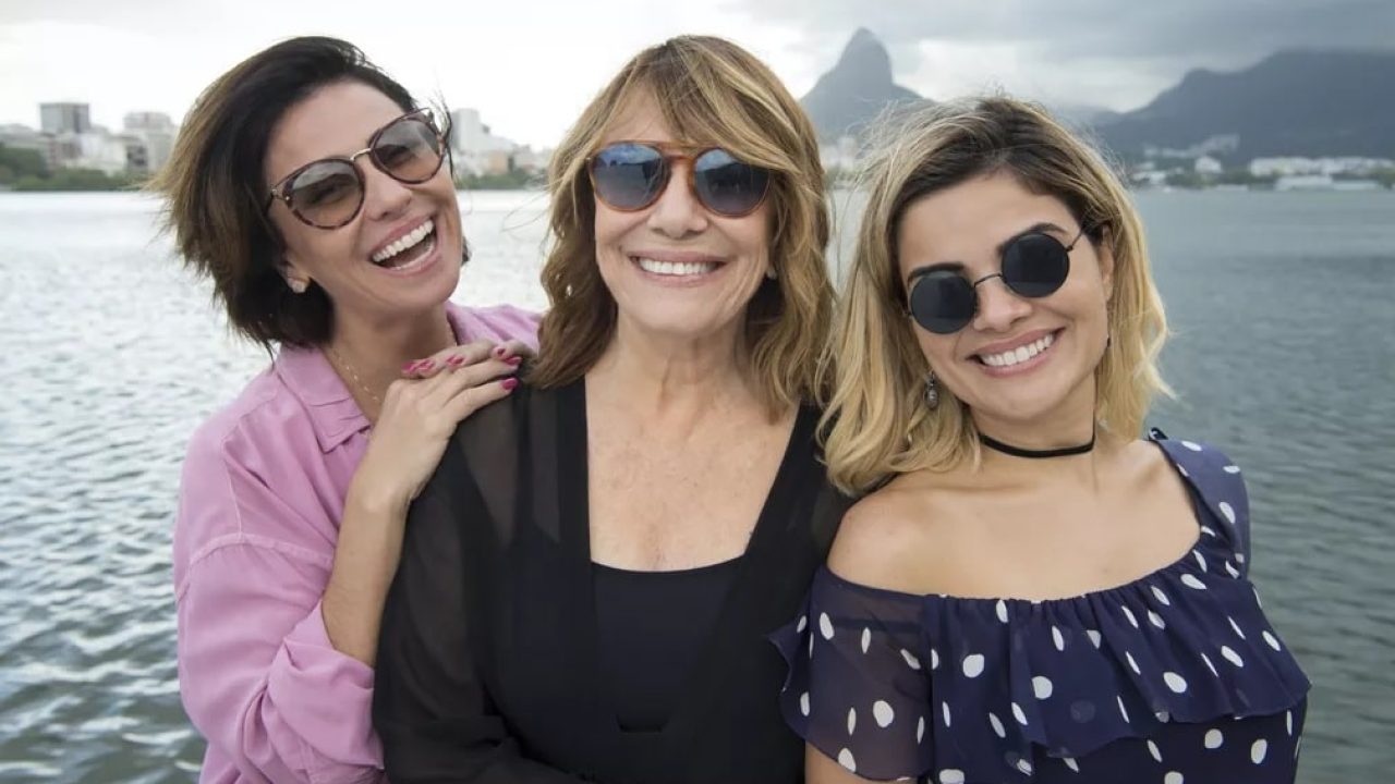 O trio de protagonistas de Filhas de Eva, uma das maiores apostas do Globoplay para 2021 (foto: Estevam Avellar/TV Globo)