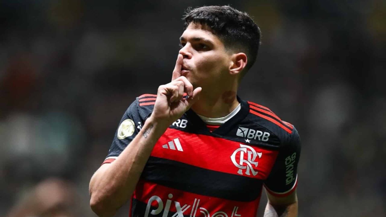 Foto de jogador do Flamengo, que foi processado pela Globo