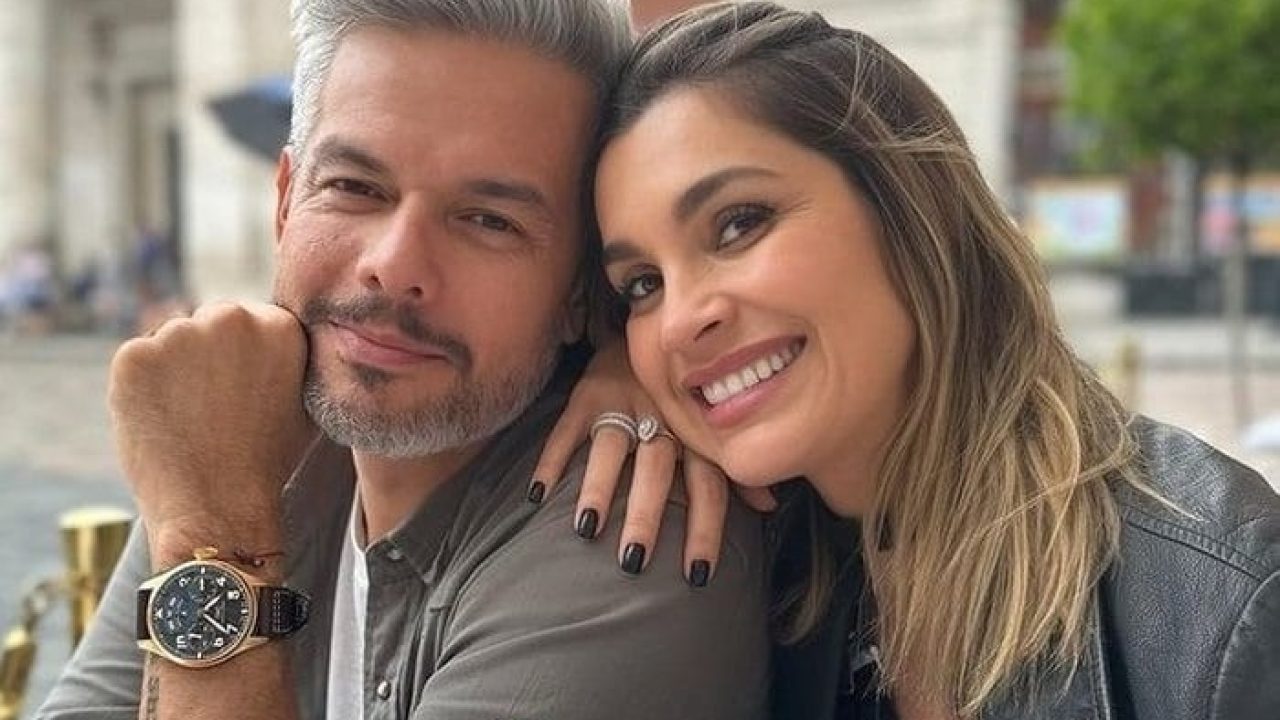 Foto de Flávia Alessandra e Otaviano Costa