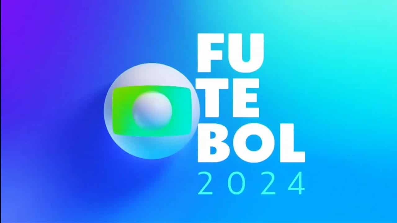 Logo das transmissões do Futebol 2024 na Globo