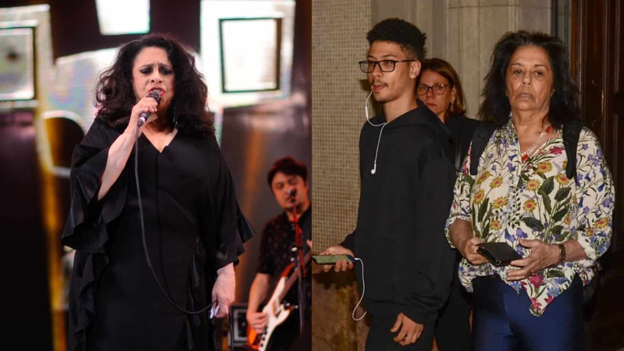 Foto de Gal Costa, Gabriel e Wilma Petrillo