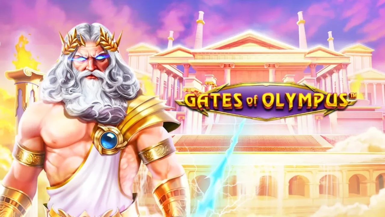 Foto de texto sobre o jogo Gates of Olympus