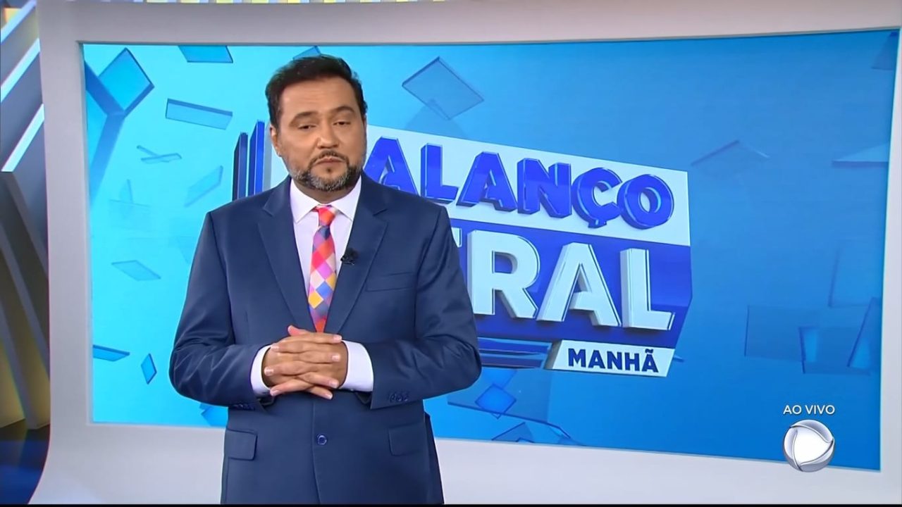 Geraldo Luís voltou para o Balanço Geral Manhã e perdeu para o SBT (foto: Reprodução/Record)