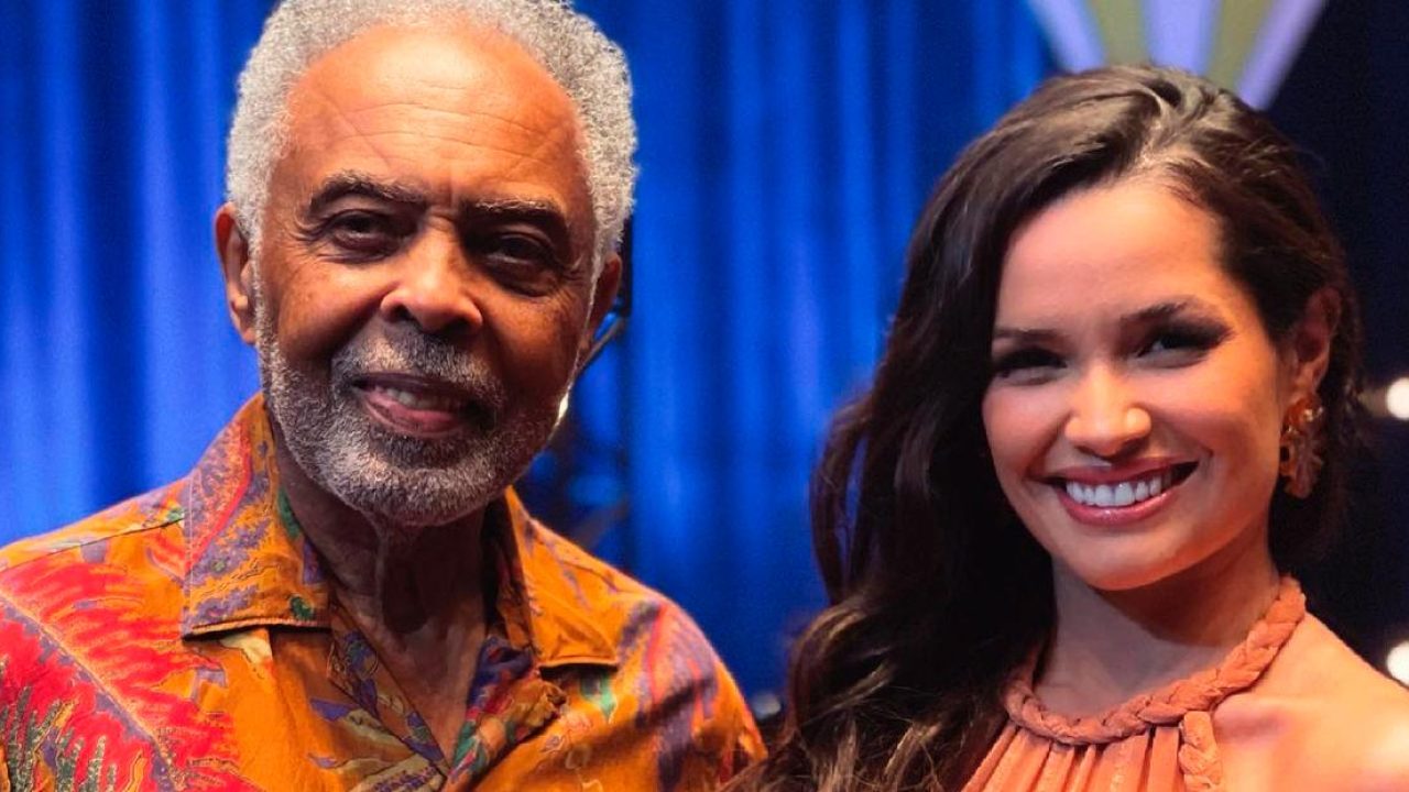 Gilberto Gil se emocionou em dueto com Juliette Freire (foto: Reprodução)