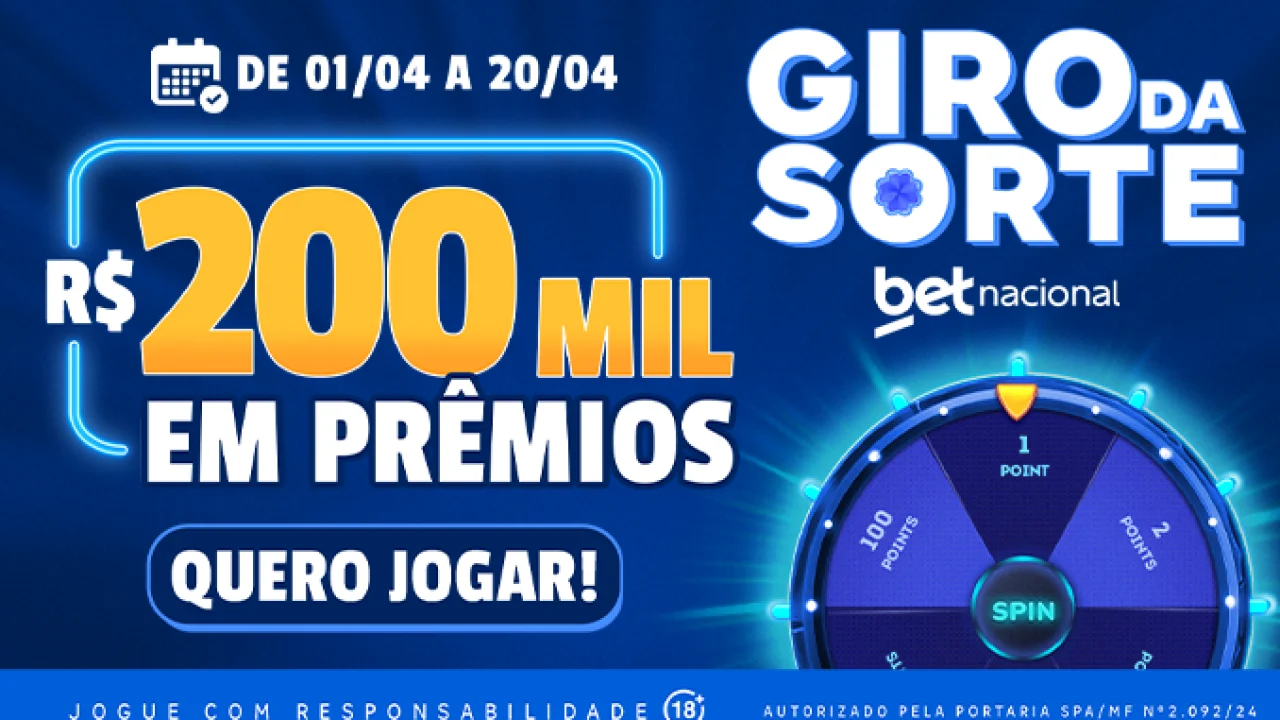 Foto da promoção Giro da Sorte do cassino da Betnacional