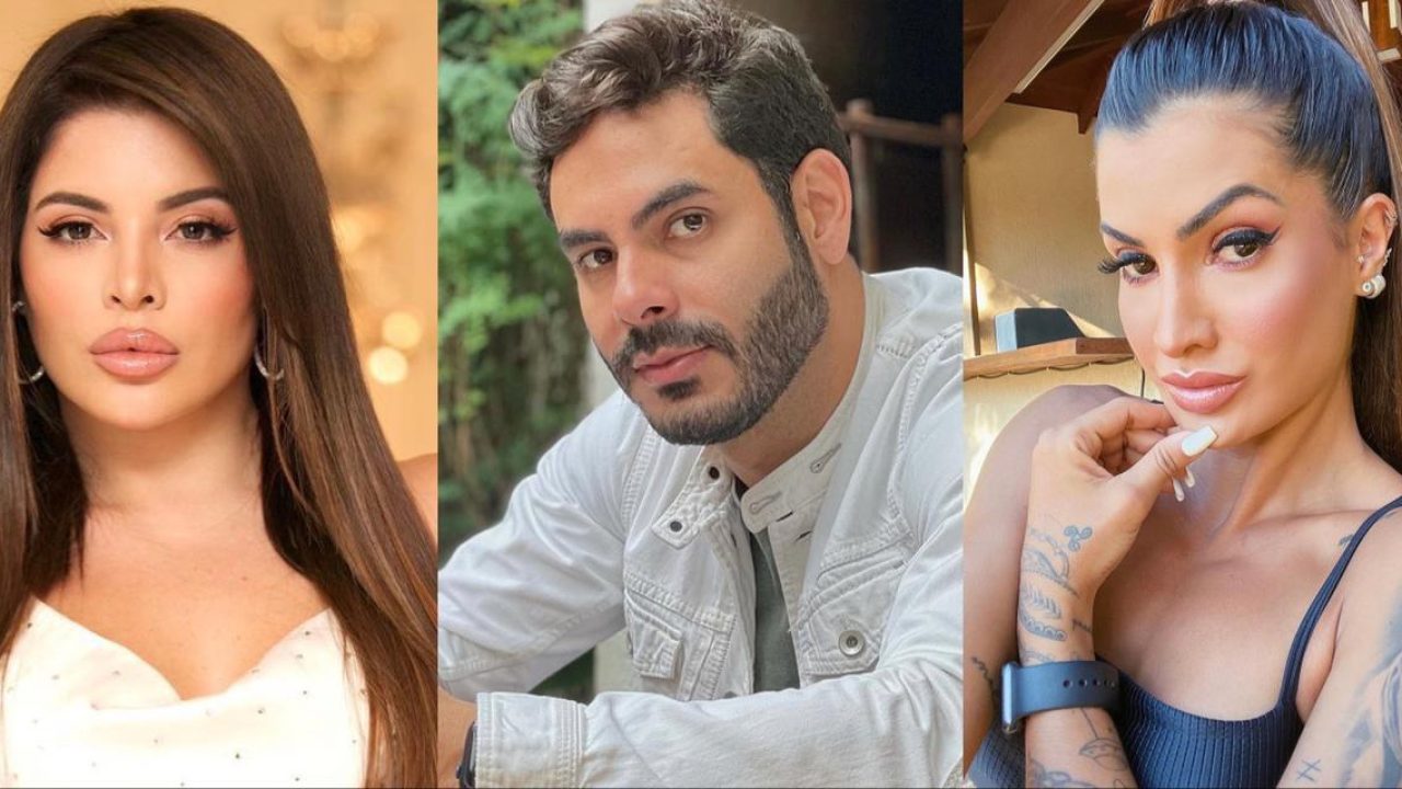 GKay deixou Rodolffo em saia justa ao fazer pergunta sobre Marina Ferrari (foto: Montagem/TV Pop)