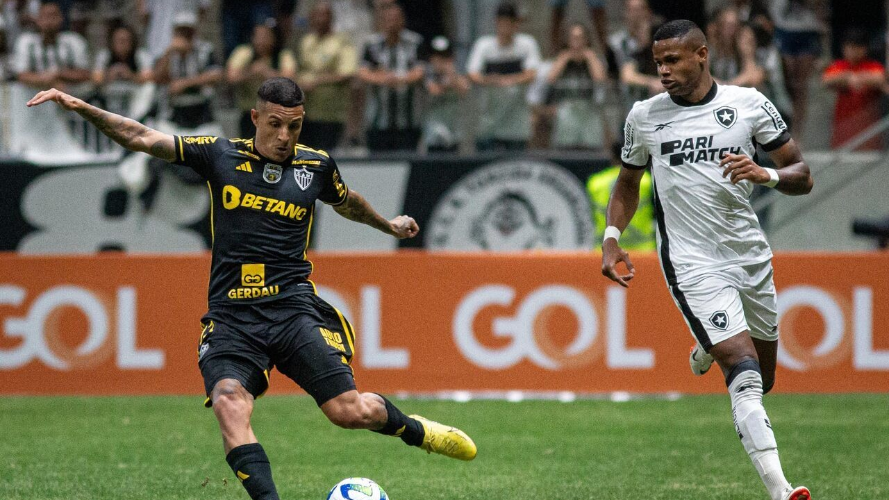 Imagem de equipes do Atlético Mineiro e Botafogo