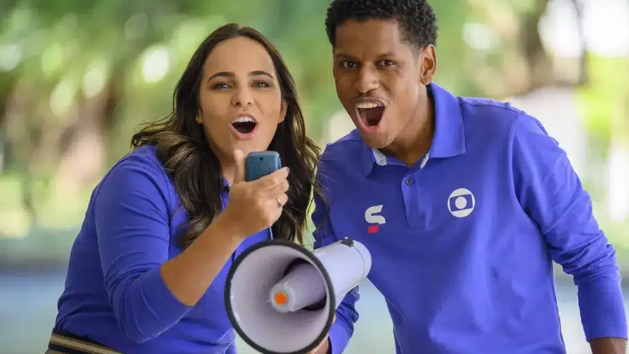 Foto de narradores da Globo