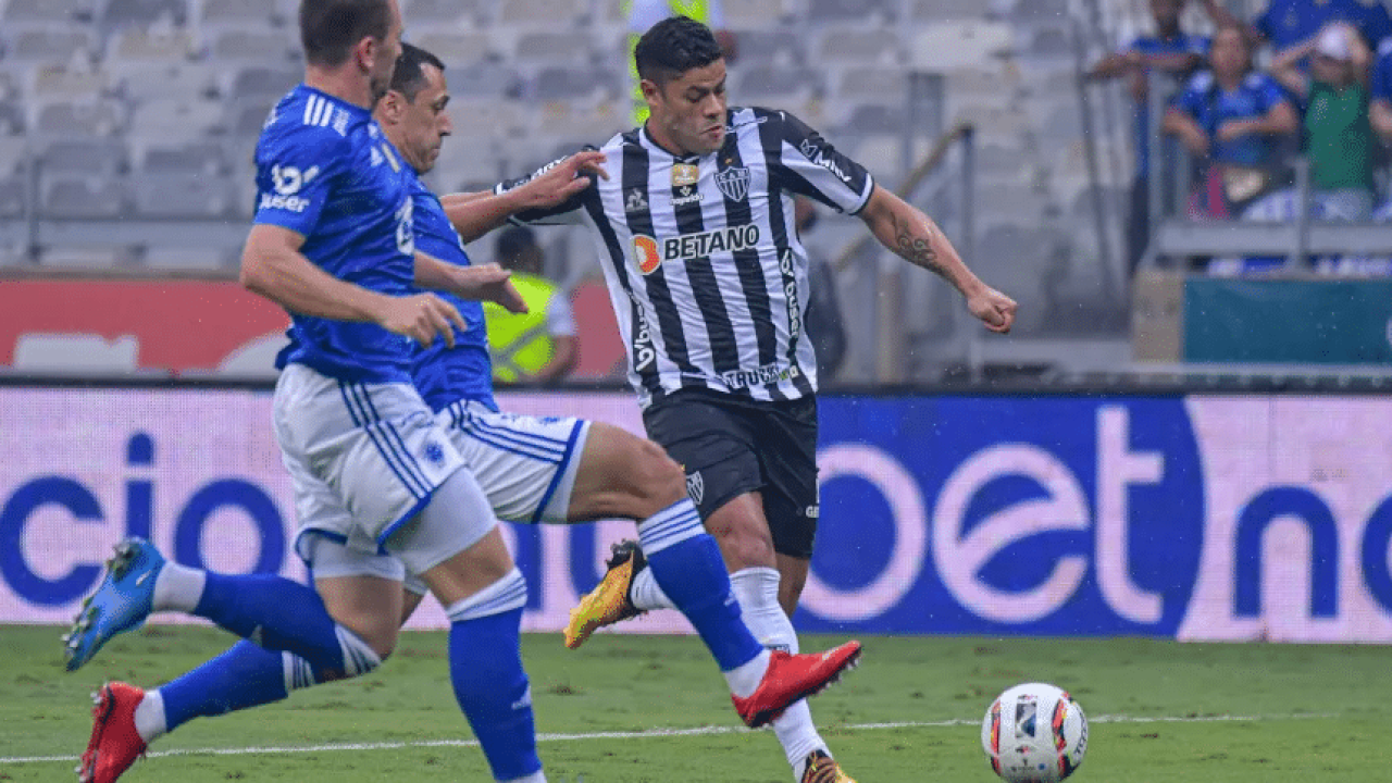 Foto de partida entre Cruzeiro e Atlético Mineiro