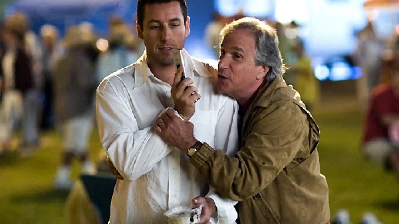 Foto de Henry Winkler e Adam Sandler