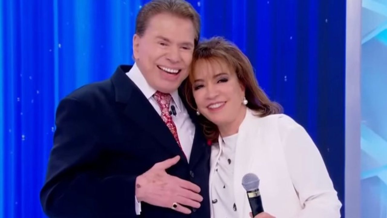 Foto de Silvio Santos e Iris Abravanel