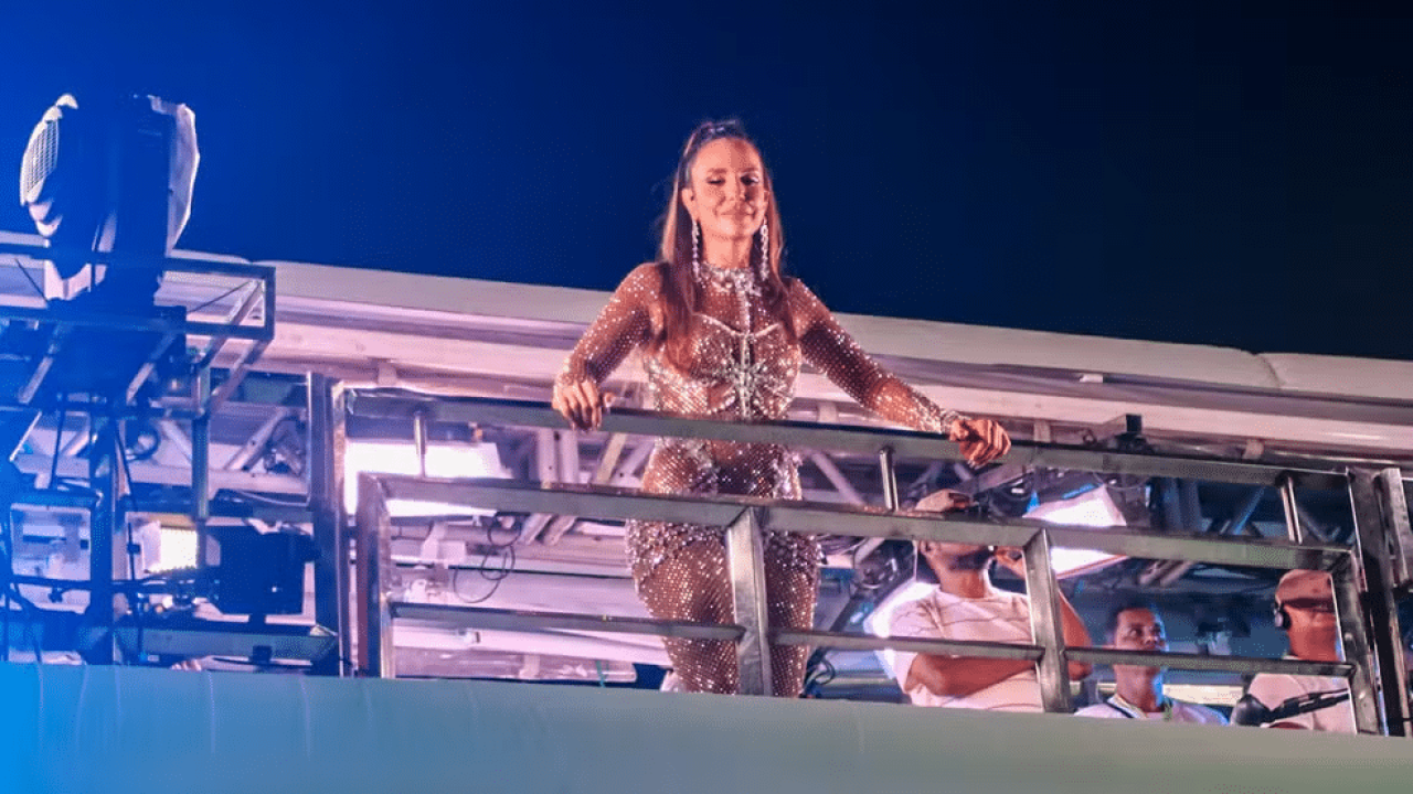 Foto de Ivete Sangalo no Carnaval de Salvador