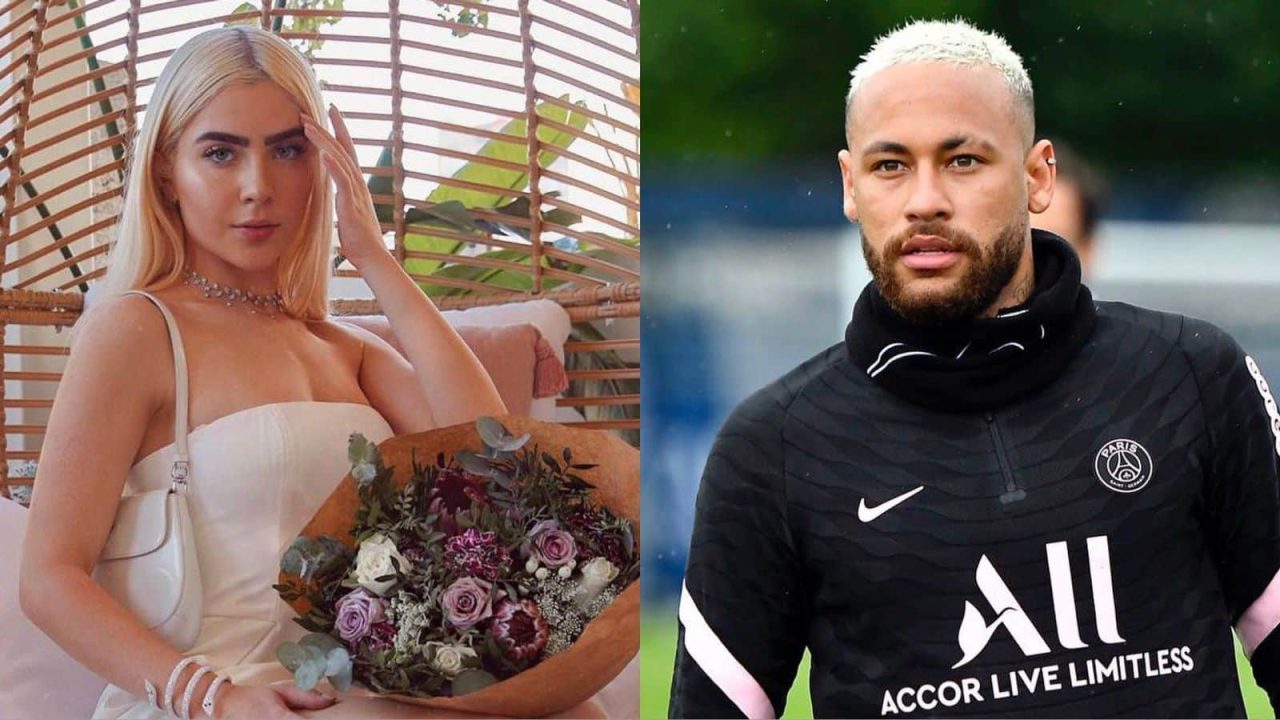 A influenciadora Jade Picon e o jogador de futebol Neymar Jr.