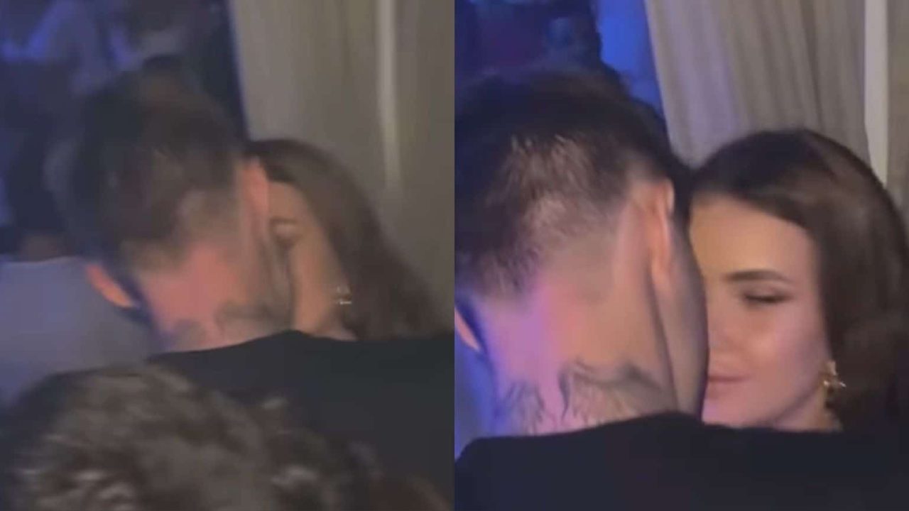 Pedro Rezende e Lais Bianchessi foram flagrados se beijando em uma festa em Florianópolis