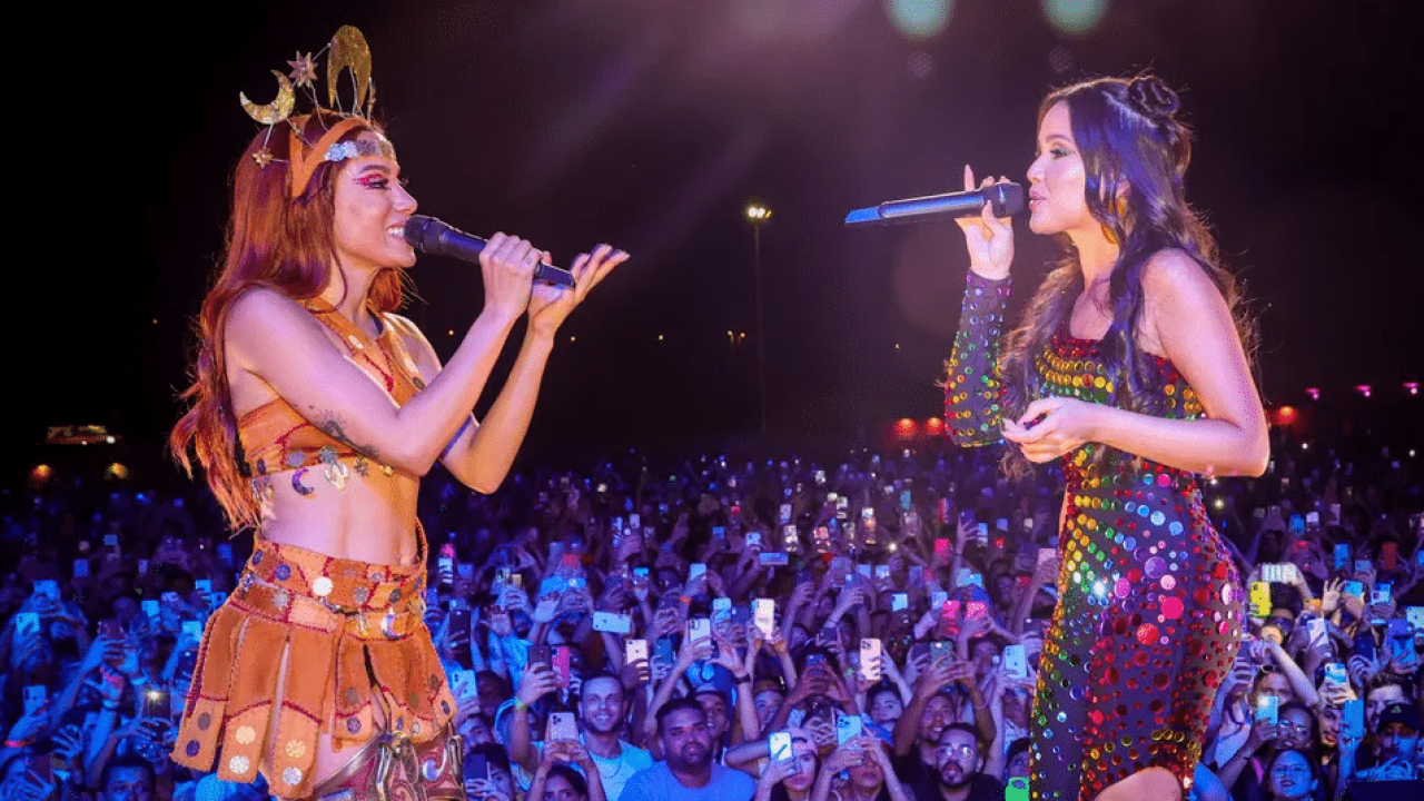 Foto de Anitta e Juliette