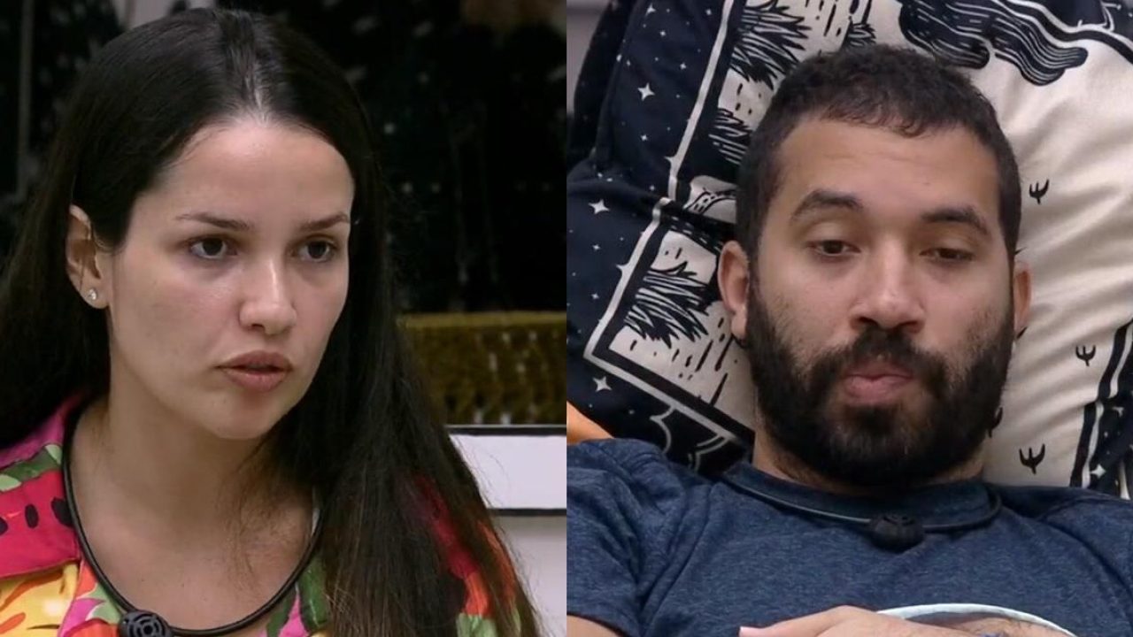 Juliette e Gilberto protagonizaram uma discussão por conta de Fiuk (foto: Montagem/Reprodução/TV Globo)