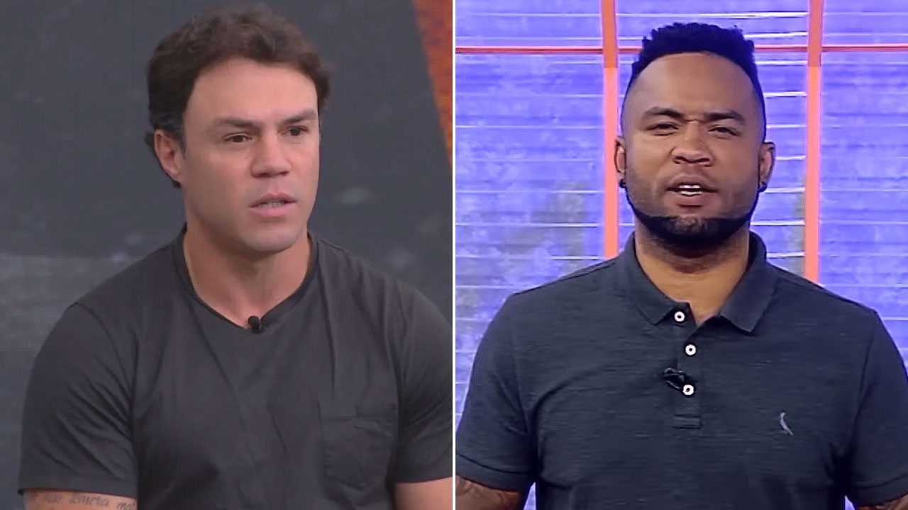 Montagem com Kléber Gladiador e Carlos Alberto, novos contratados do SBT