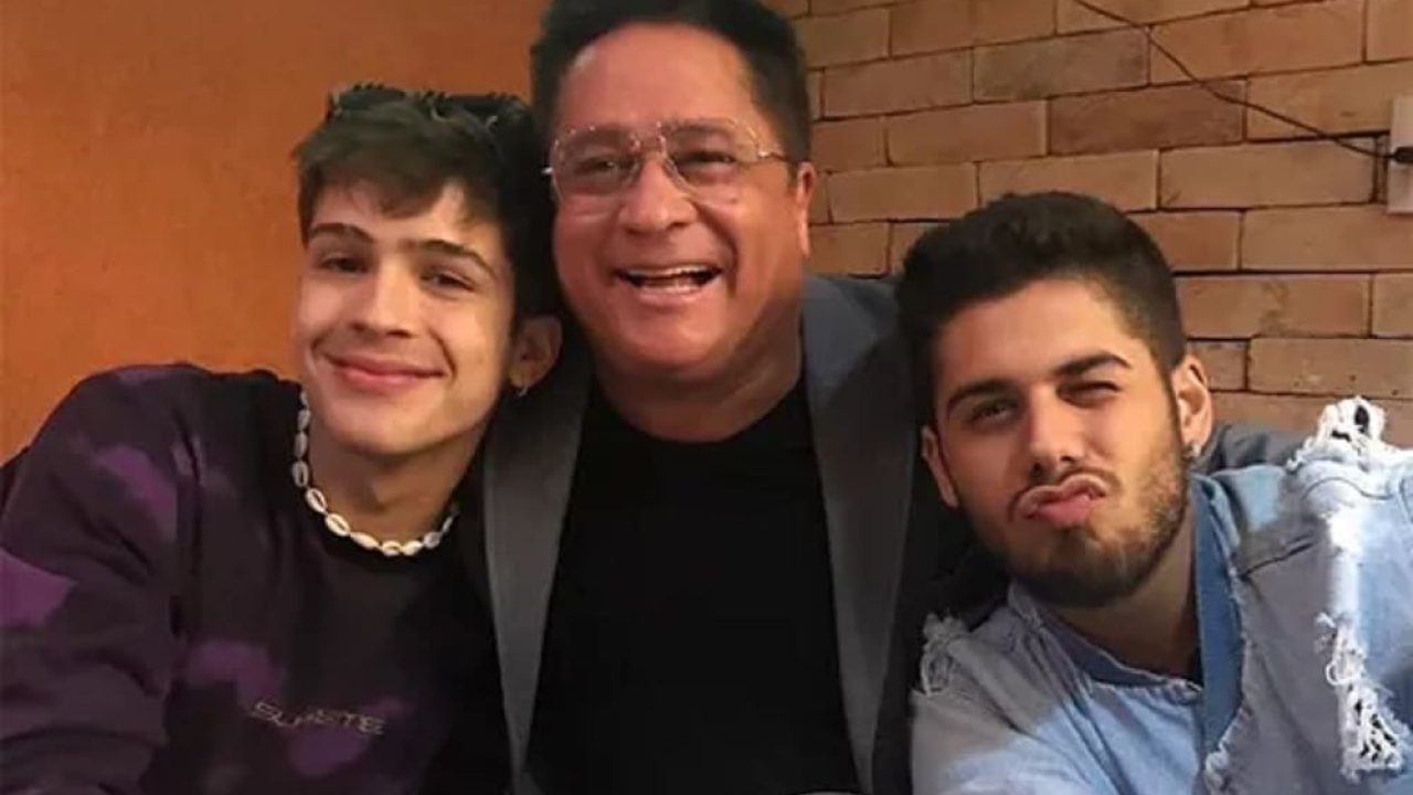 Foto de João Guilherme, Leonardo e Zé Felipe