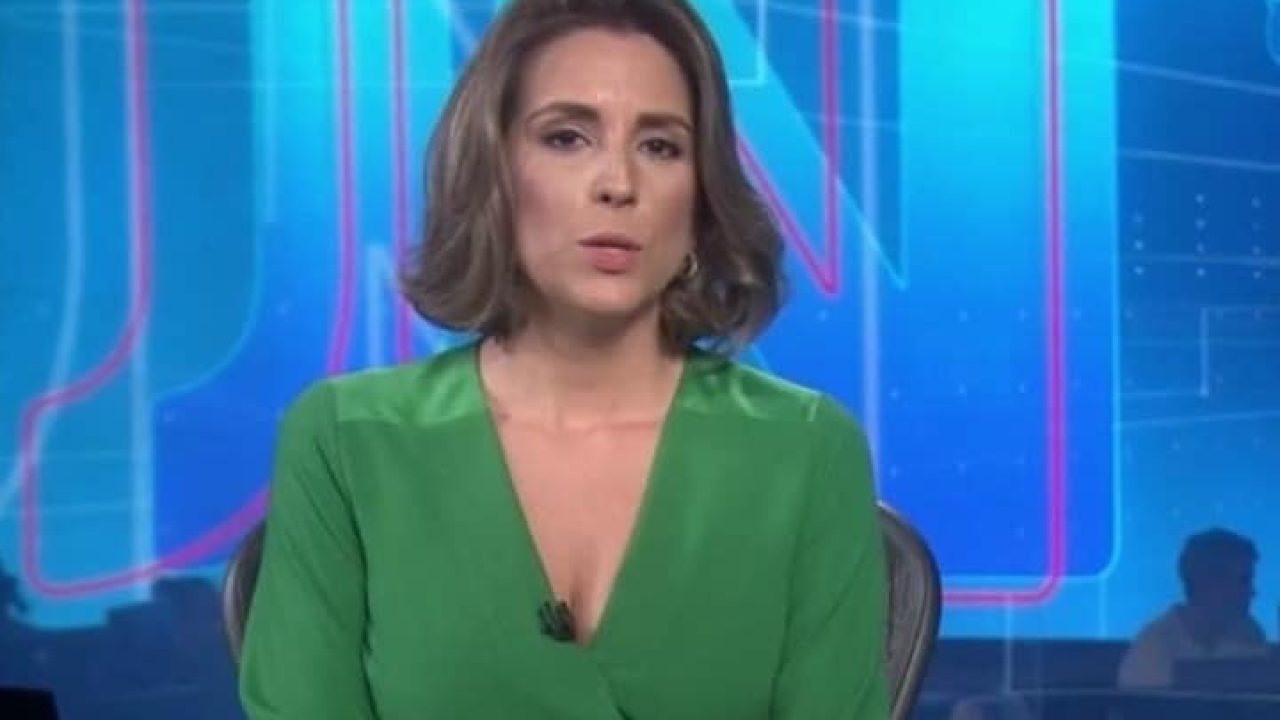 Foto de Luana Borba, apresentadora eventual do Jornal Nacional