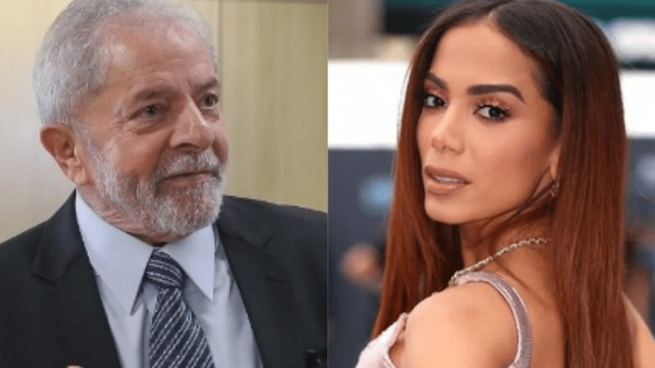 Foto de Lula e Anitta