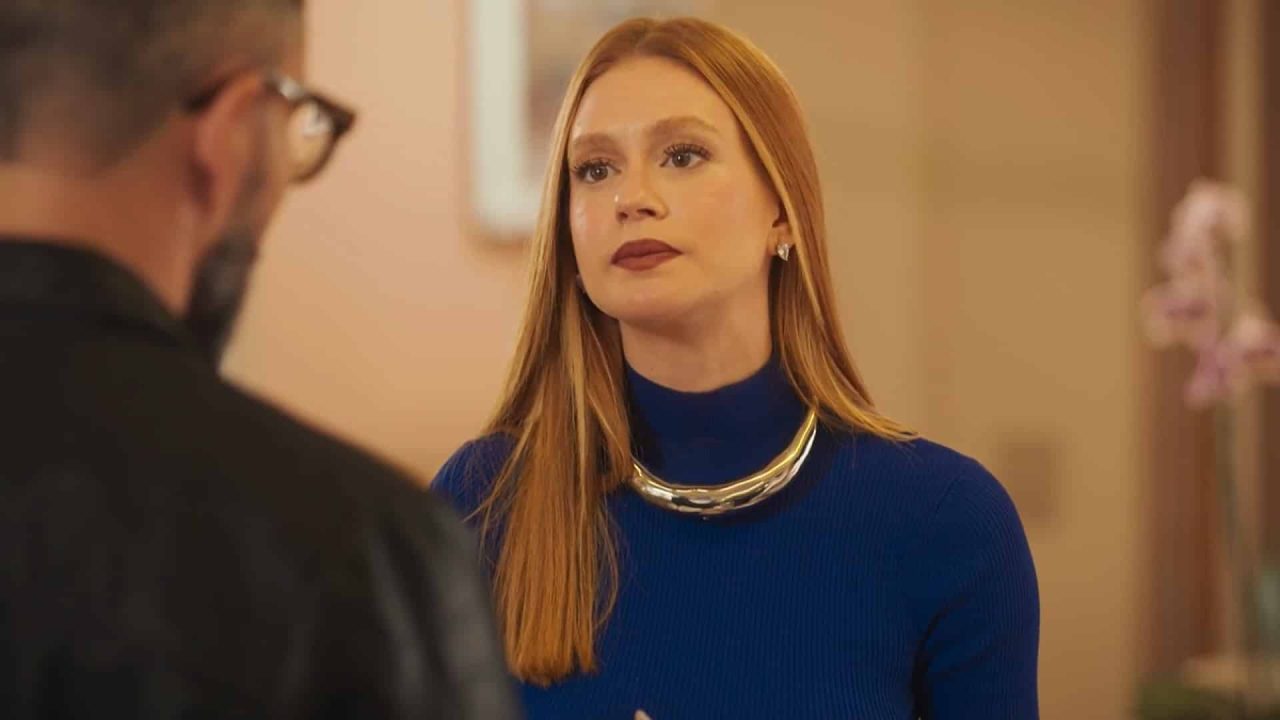 Preciosa, interpretada por Marina Ruy Barbosa, em cena da novela Fuzuê