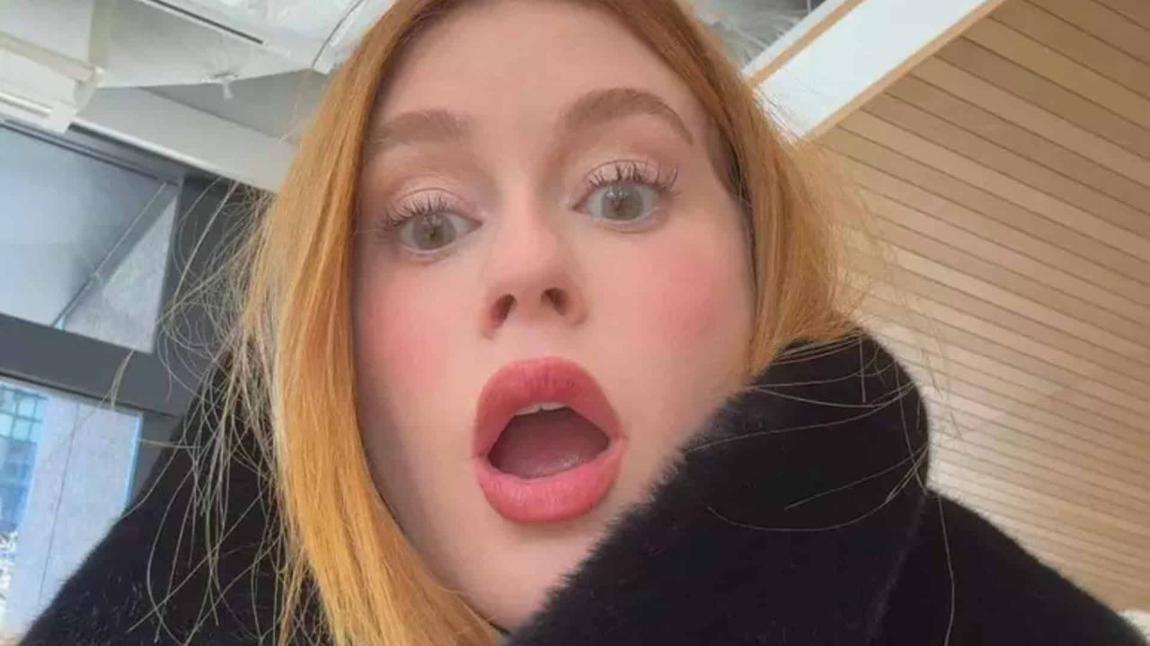 Foto de Marina Ruy Barbosa assustada