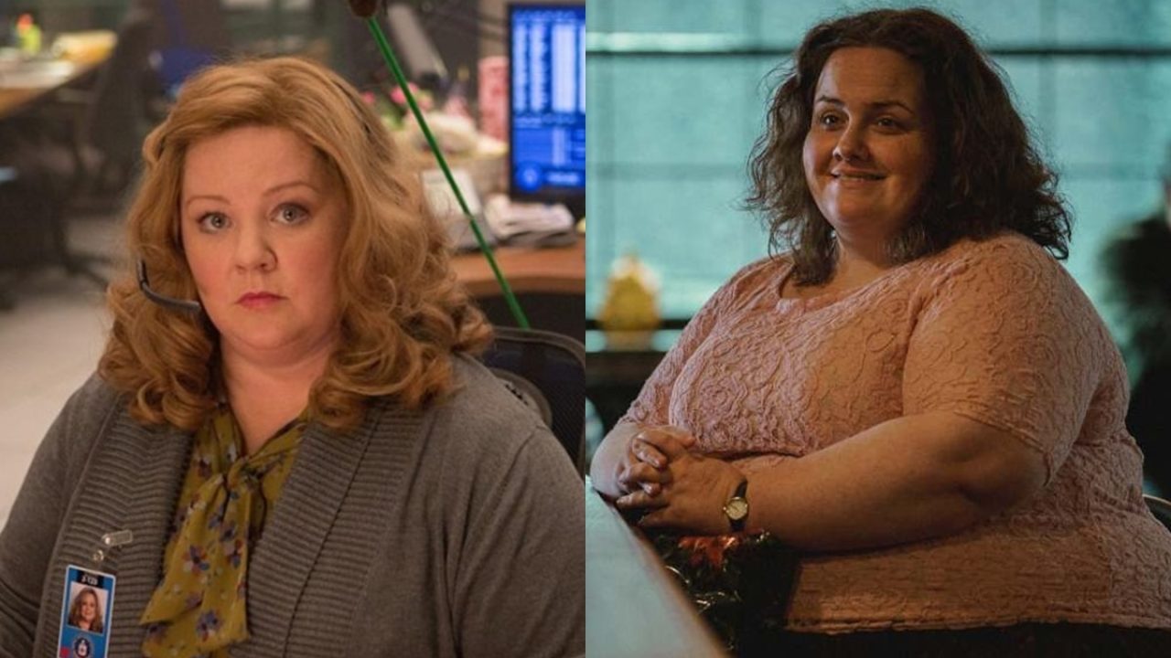 Montagem com Melissa McCarthy e Jessica Gunning