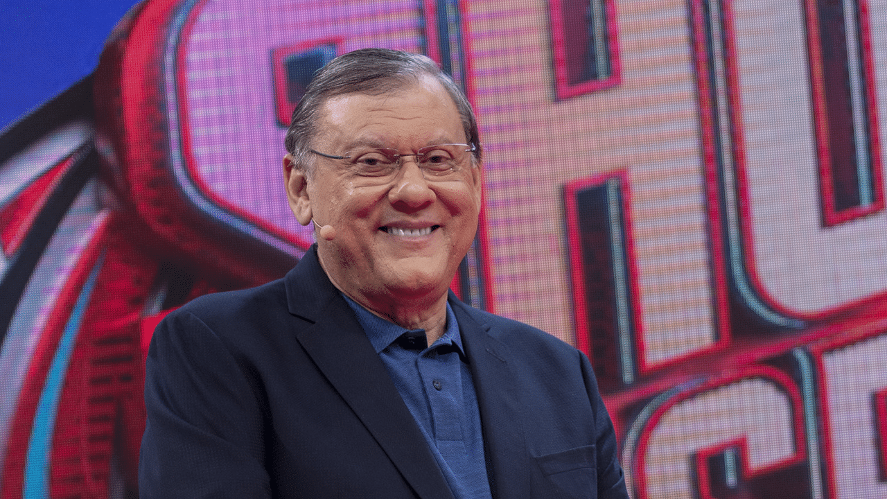 Milton Neves em foto de divulgação do programa Show do Esporte