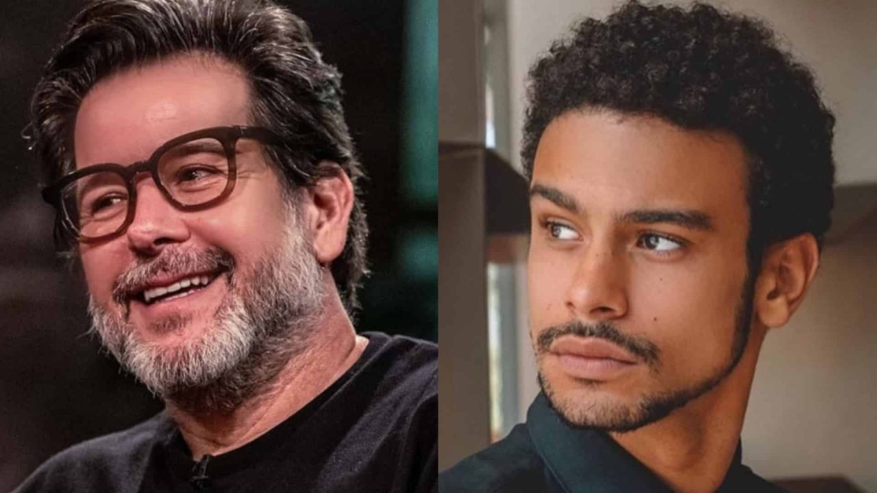 Foto de Murilo Benício e Sérgio Malheiros, da Globo