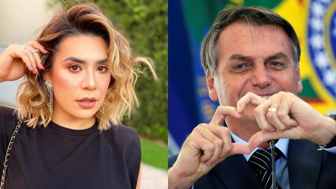 Naiara Azevedo negou ser aliada de Jair Bolsonaro (foto: Montagem/Redes Sociais)